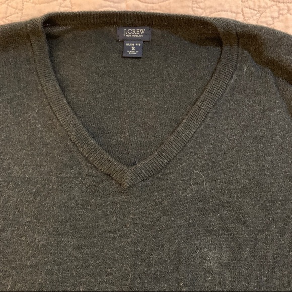 J. Crew | Charcoal Grey Cotton Cashmere Sweater - Picture 5 of 5